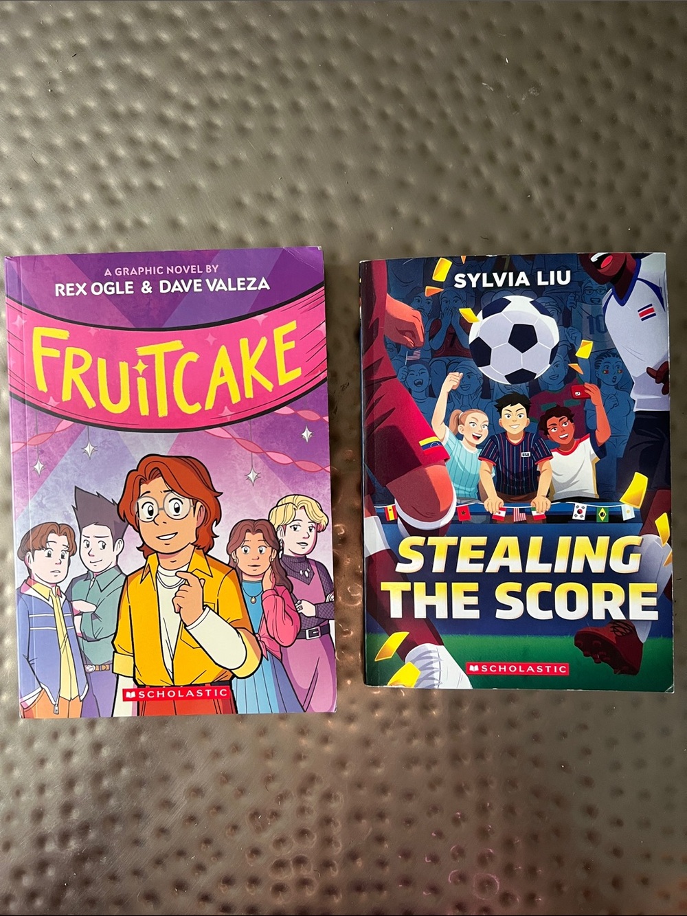 Fruitcake and Stealing The Score Books